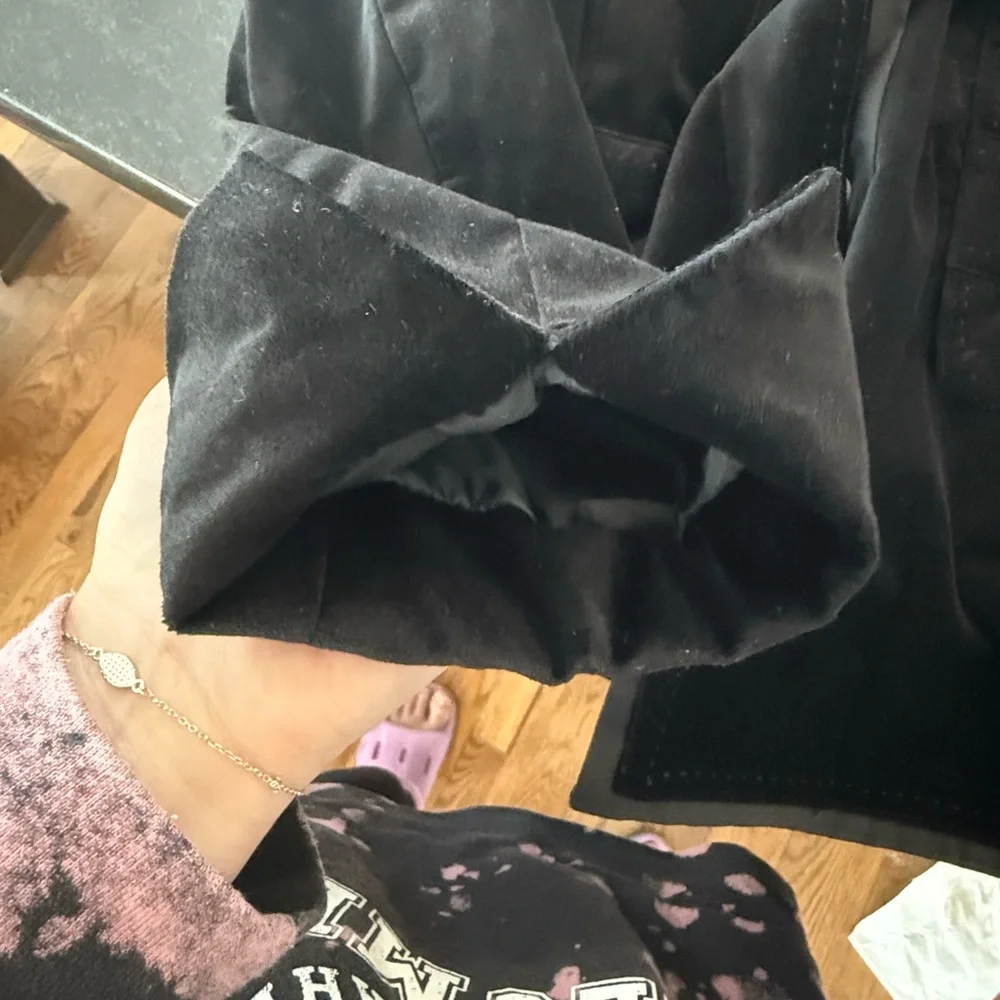 Coldwater Creek Black Velvet Jacket. Size 10.